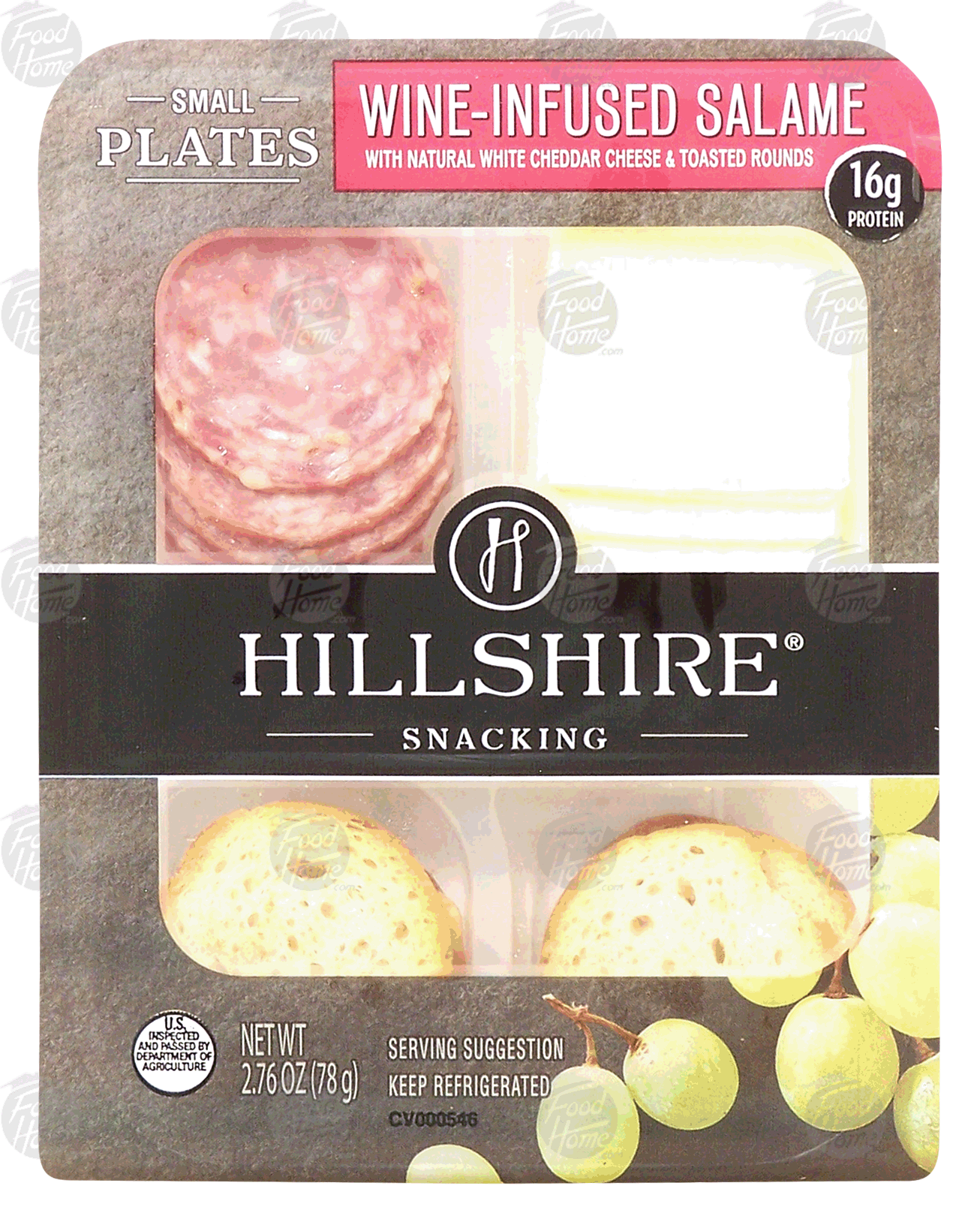 Hillshire Snacking wine-infused salame, white cheddar & toasted rounds Full-Size Picture